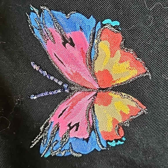 DENIM FEEL COTTON BUTTON DOWN!! 💙🩷❤️🦋🦋🦋 - Picture 2 of 12